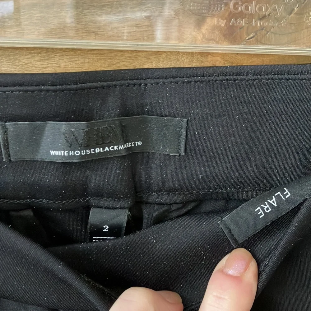 Crystal embellished black tuxedo pants - Picture 3 of 7